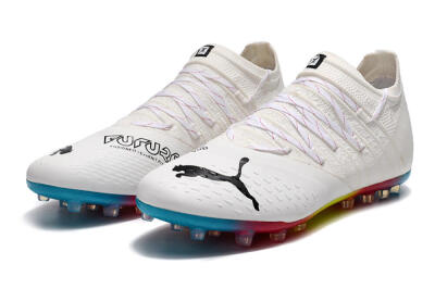 Puma Future Z 1.3 Instinct MG Low-Tops Football Boots - White/Black