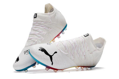 Puma Future Z 1.3 Instinct MG Low-Tops Football Boots - White/Black
