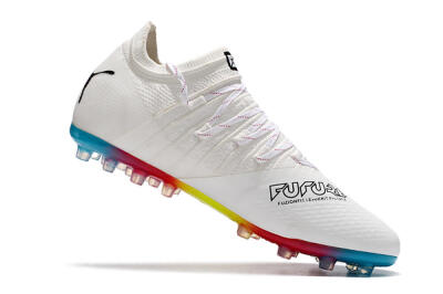 Puma Future Z 1.3 Instinct MG Low-Tops Football Boots - White/Black