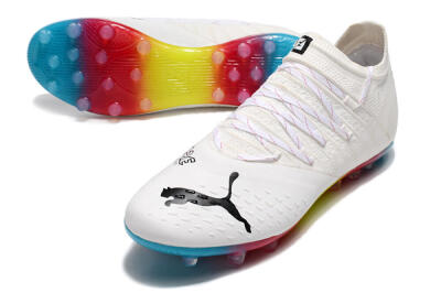 Puma Future Z 1.3 Instinct MG Low-Tops Football Boots - White/Black