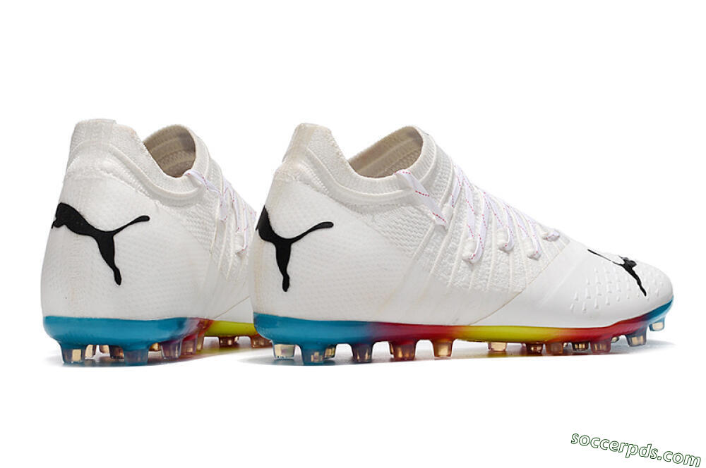 Puma Future Z 1.3 Instinct MG Low-Tops Football Boots - White/Black 9