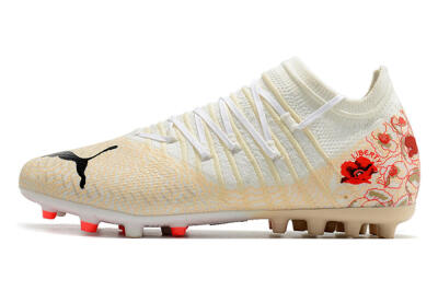 Puma Future Z 1.3 Instinct MG Low-Tops Football Boots - White/Gold/RED