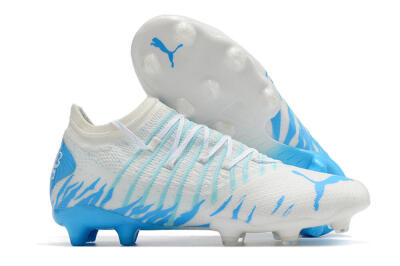 Puma Future Z 1.3 FG Low-Tops Football Boots - White/Blue