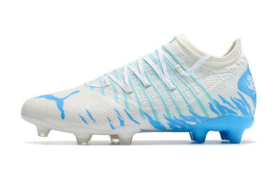 Puma Future Z 1.3 FG Low-Tops Football Boots - White/Blue