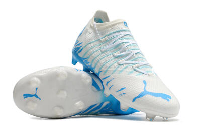 Puma Future Z 1.3 FG Low-Tops Football Boots - White/Blue