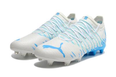 Puma Future Z 1.3 FG Low-Tops Football Boots - White/Blue