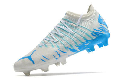 Puma Future Z 1.3 FG Low-Tops Football Boots - White/Blue