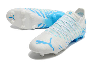 Puma Future Z 1.3 FG Low-Tops Football Boots - White/Blue