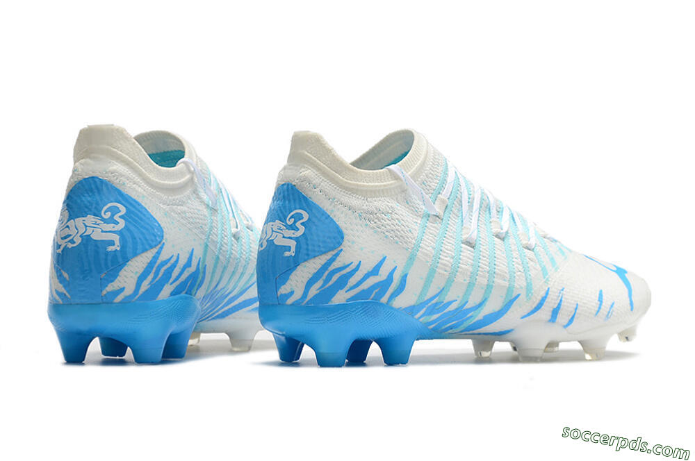 Puma Future Z 1.3 FG Low-Tops Football Boots - White/Blue 9
