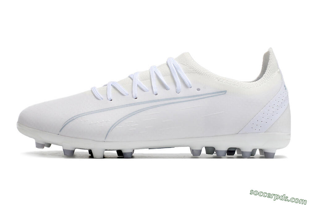 Puma Ultra Ultimate MG Low-Tops Football Boots - White/White 2