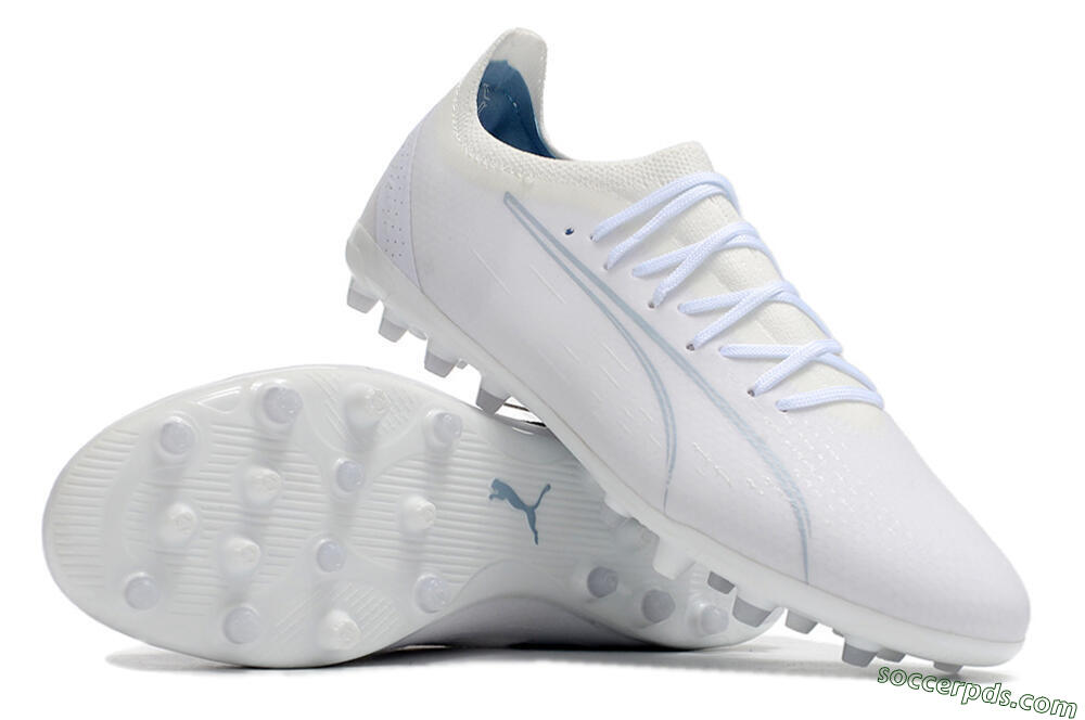 Puma Ultra Ultimate MG Low-Tops Football Boots - White/White 3