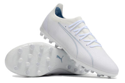 Puma Ultra Ultimate MG Low-Tops Football Boots - White/White
