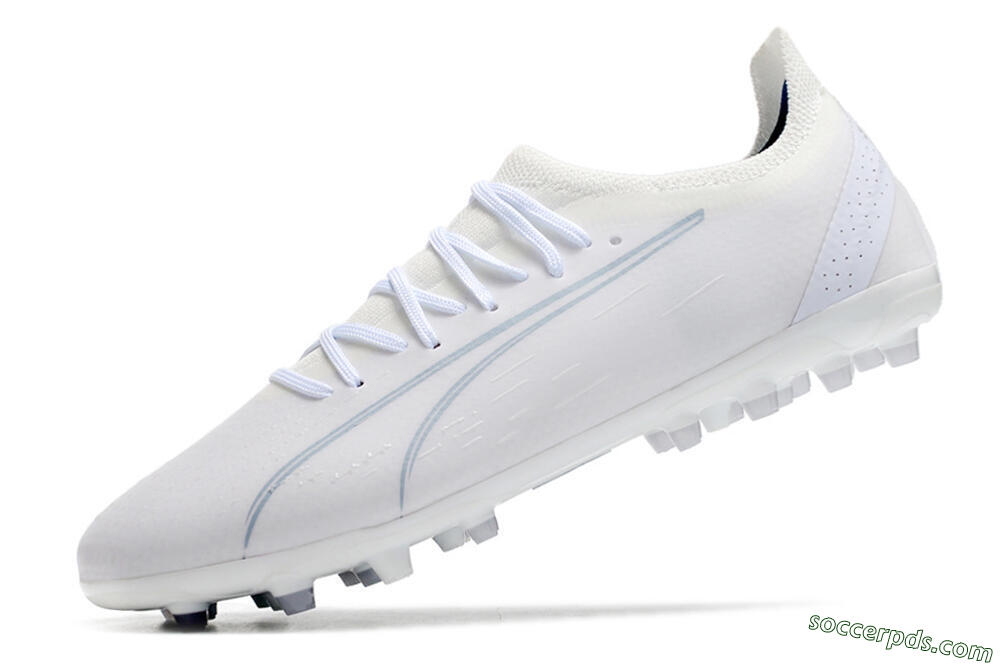 Puma Ultra Ultimate MG Low-Tops Football Boots - White/White 5