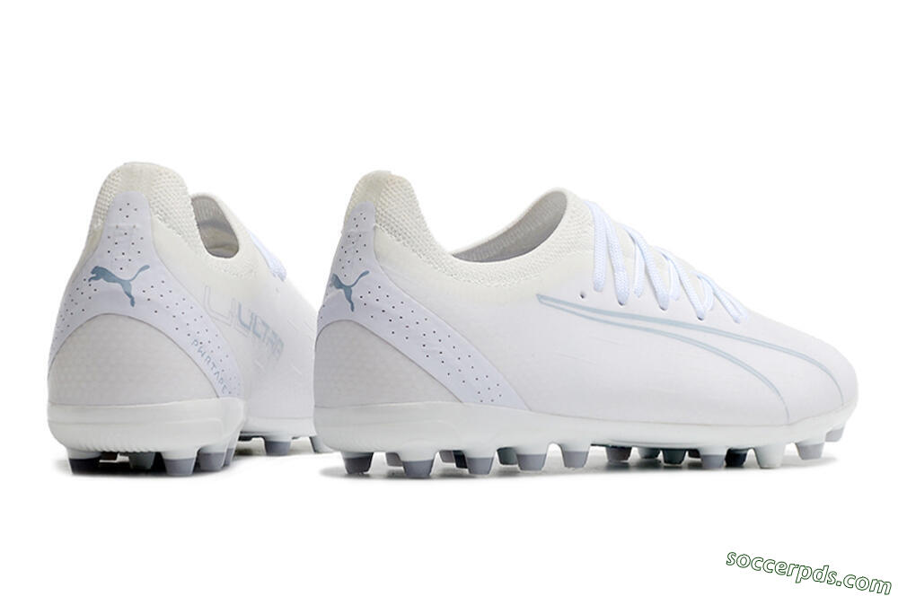Puma Ultra Ultimate MG Low-Tops Football Boots - White/White 6