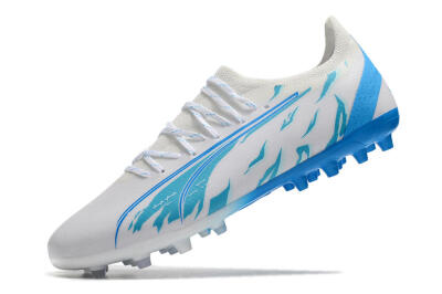 Puma Ultra Ultimate MG Low-Tops Football Boots - White/Blue