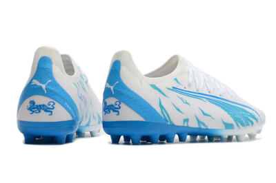 Puma Ultra Ultimate MG Low-Tops Football Boots - White/Blue