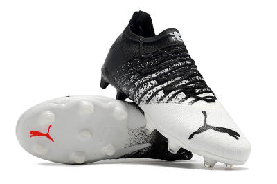 Puma Future Z 1.3 FG Low-Tops Football Boots - White/Black