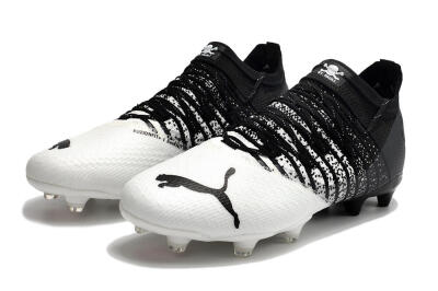 Puma Future Z 1.3 FG Low-Tops Football Boots - White/Black