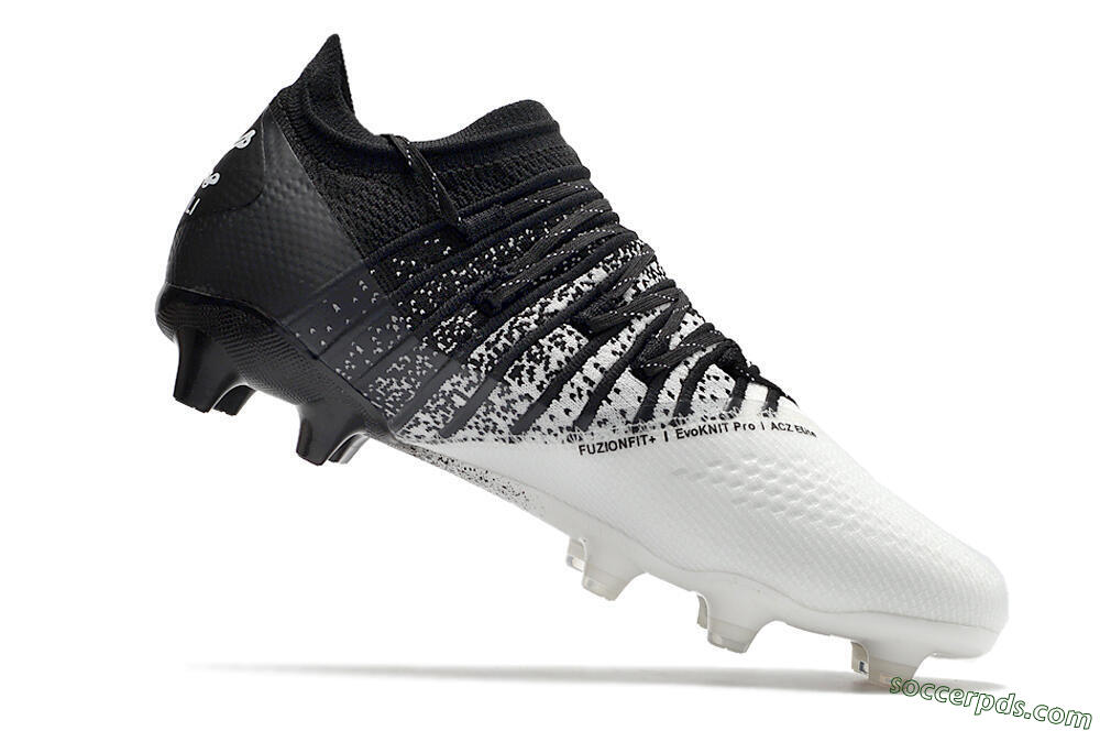 Puma Future Z 1.3 FG Low-Tops Football Boots - White/Black 7