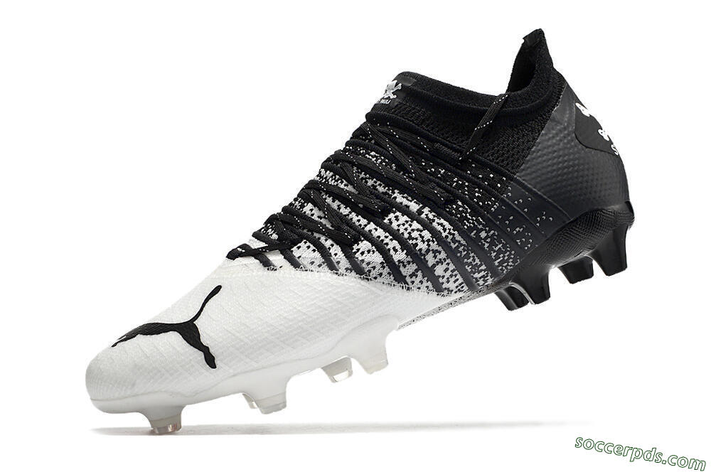 Puma Future Z 1.3 FG Low-Tops Football Boots - White/Black 8
