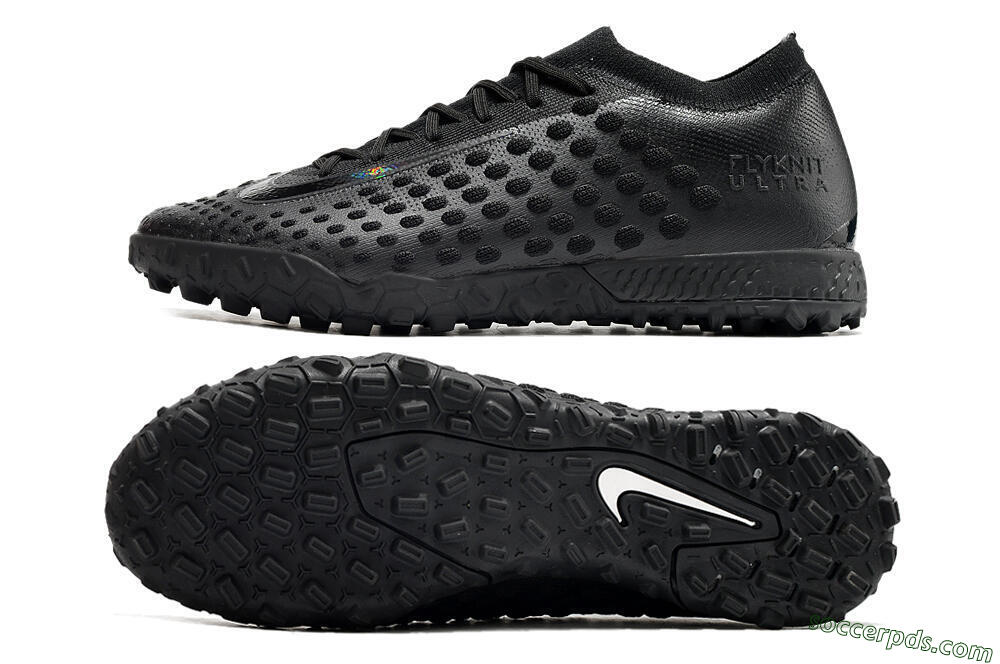 Nike Phantom Ultra Venom TF Low-Tops Football Shoes - Black/White 0