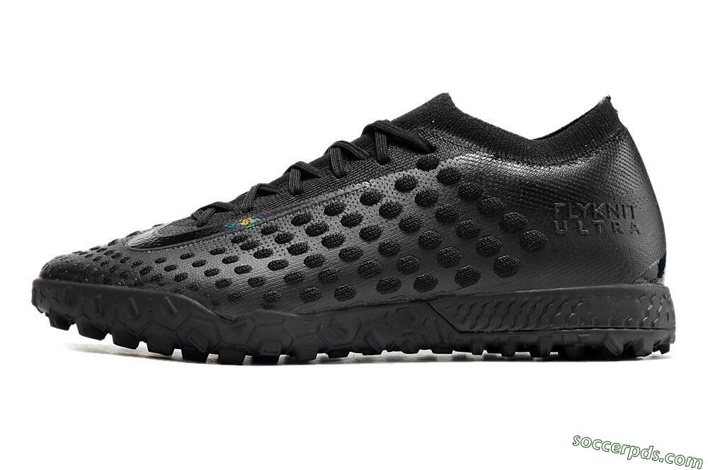 Nike Phantom Ultra Venom TF Low-Tops Football Shoes - Black/White 2
