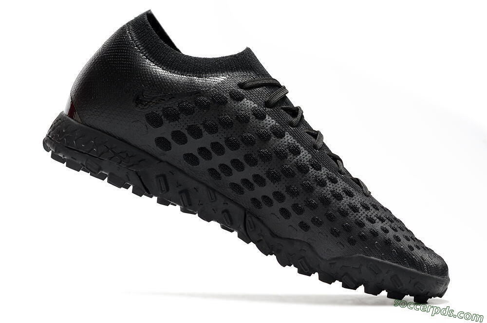 Nike Phantom Ultra Venom TF Low-Tops Football Shoes - Black/White 4