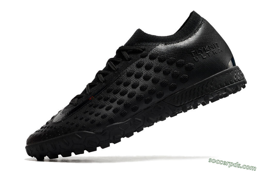 Nike Phantom Ultra Venom TF Low-Tops Football Shoes - Black/White 5