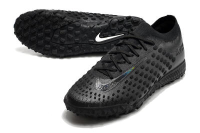 Nike Phantom Ultra Venom TF Low-Tops Football Shoes - Black/White