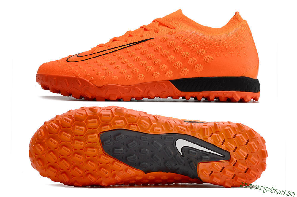 Nike Phantom Ultra Venom TF Low-Tops Football Shoes - Orange/Black 0