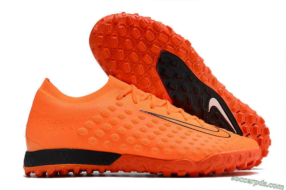 Nike Phantom Ultra Venom TF Low-Tops Football Shoes - Orange/Black 1