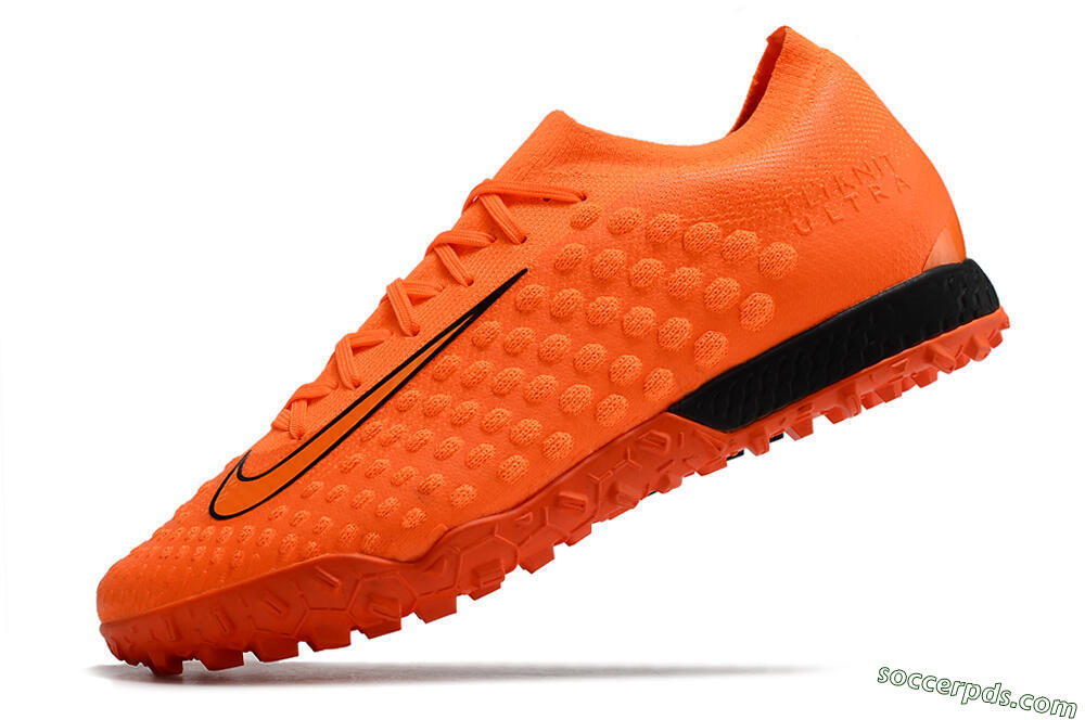Nike Phantom Ultra Venom TF Low-Tops Football Shoes - Orange/Black 5