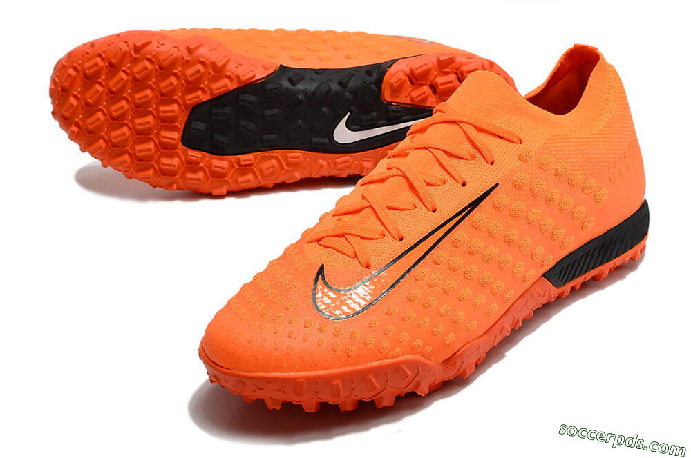 Nike Phantom Ultra Venom TF Low-Tops Football Shoes - Orange/Black 3