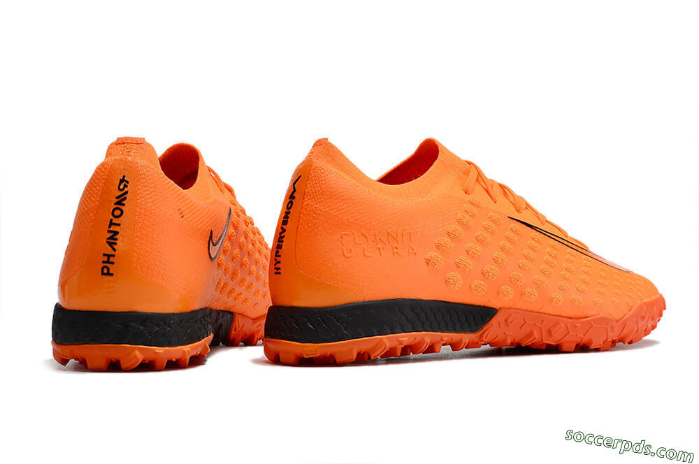 Nike Phantom Ultra Venom TF Low-Tops Football Shoes - Orange/Black 6