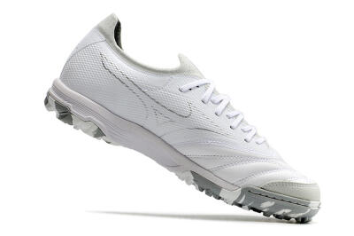Mizuno Morelia Neo TF Low-Tops Football Shoes - White/Silver/Grey
