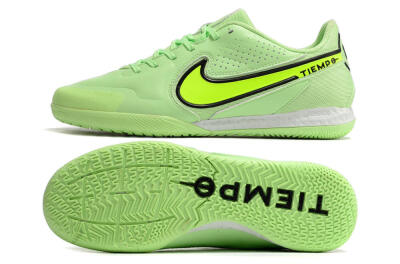 Nike React Tiempo Legend 9 Pro IC Low-Tops Football Shoes - Green/Black