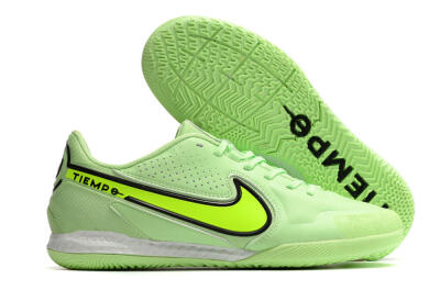 Nike React Tiempo Legend 9 Pro IC Low-Tops Football Shoes - Green/Black