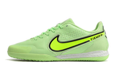 Nike React Tiempo Legend 9 Pro IC Low-Tops Football Shoes - Green/Black