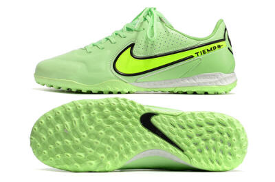 Nike React Tiempo Legend 9 Pro TF Low-Tops Football Shoes - Green/Black