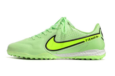 Nike React Tiempo Legend 9 Pro TF Low-Tops Football Shoes - Green/Black