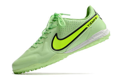 Nike React Tiempo Legend 9 Pro TF Low-Tops Football Shoes - Green/Black