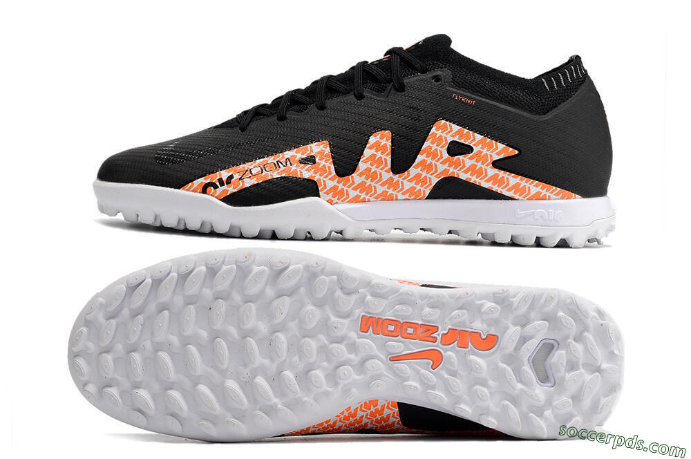 Nike Air Zoom Mercurial Vapor 15 Elite TF Low-Tops Football Shoes - Black/White/Pink 0