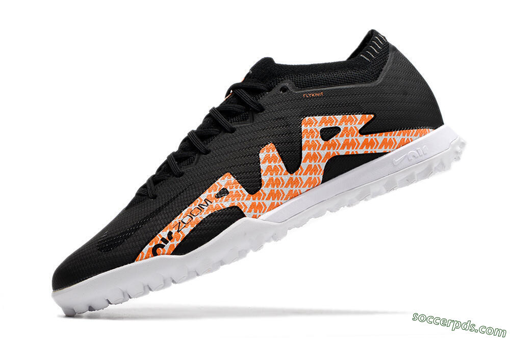 Nike Air Zoom Mercurial Vapor 15 Elite TF Low-Tops Football Shoes - Black/White/Pink 5