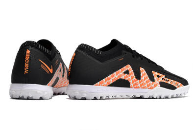 Nike Air Zoom Mercurial Vapor 15 Elite TF Low-Tops Football Shoes - Black/White/Pink