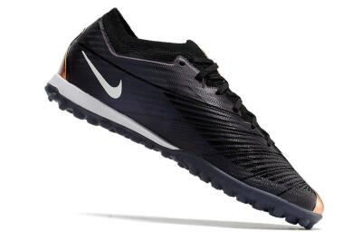 Nike Air Zoom Mercurial Vapor 15 Elite TF Low-Tops Football Shoes - Black/White