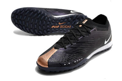Nike Air Zoom Mercurial Vapor 15 Elite TF Low-Tops Football Shoes - Black/White