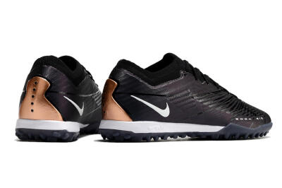 Nike Air Zoom Mercurial Vapor 15 Elite TF Low-Tops Football Shoes - Black/White