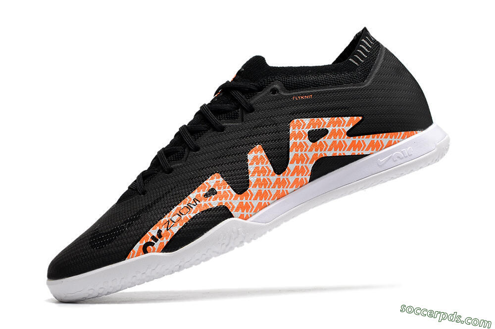Nike Air Zoom Mercurial Vapor 15 Elite IC Low-Tops Football Shoes - Black/White/Pink 5
