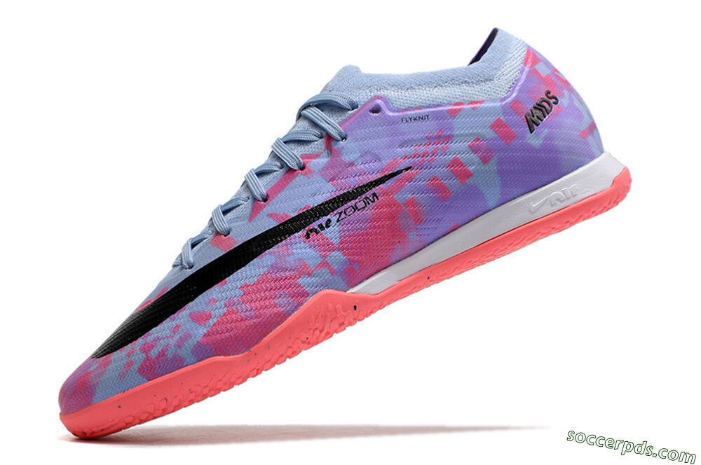 Nike Air Zoom Mercurial Vapor 15 Elite IC Low-Tops Football Shoes - Blue/Purple/Red 5