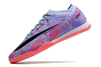 Nike Air Zoom Mercurial Vapor 15 Elite IC Low-Tops Football Shoes - Blue/Purple/Red